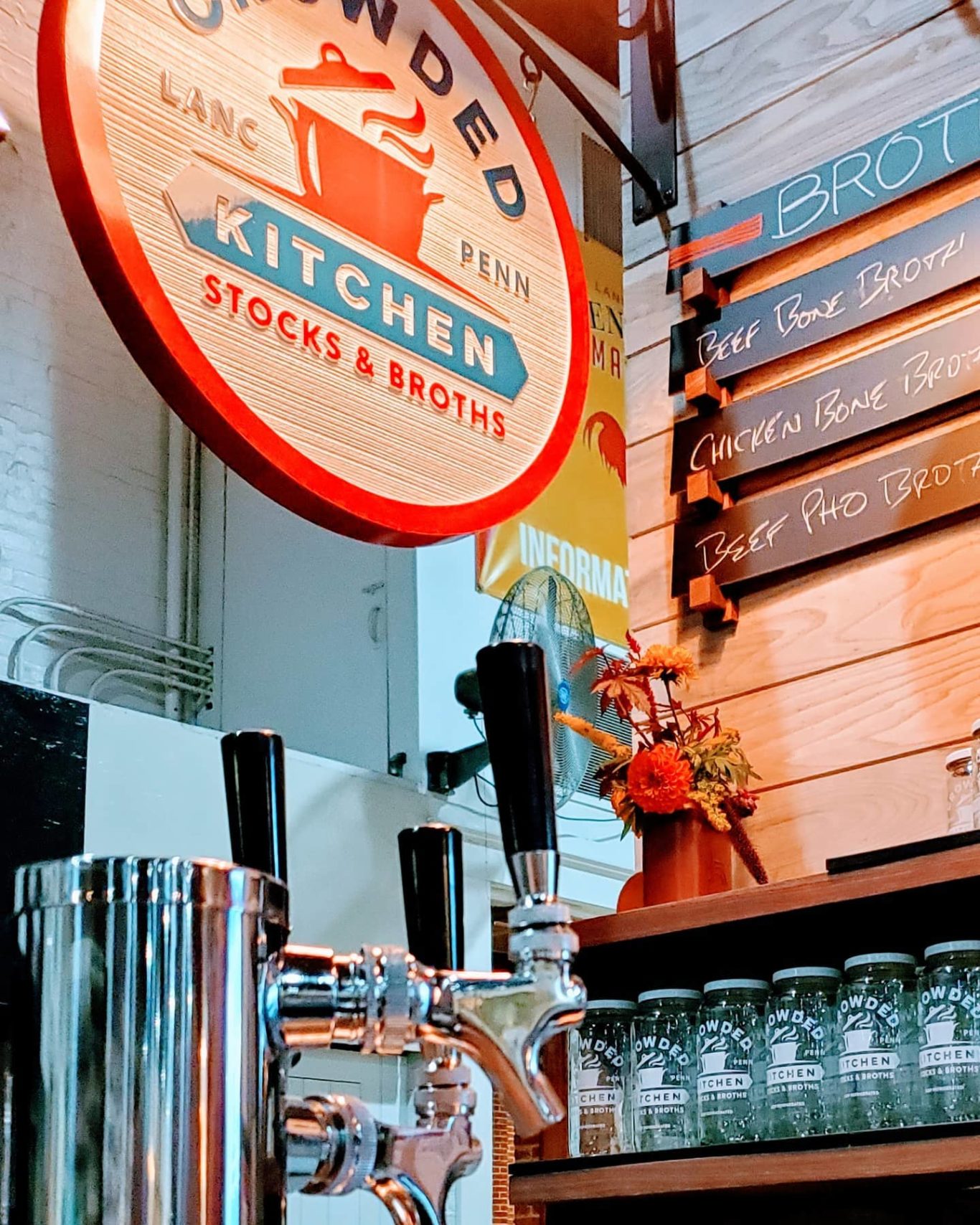 Crowded Kitchen and Market Lancaster Central Market